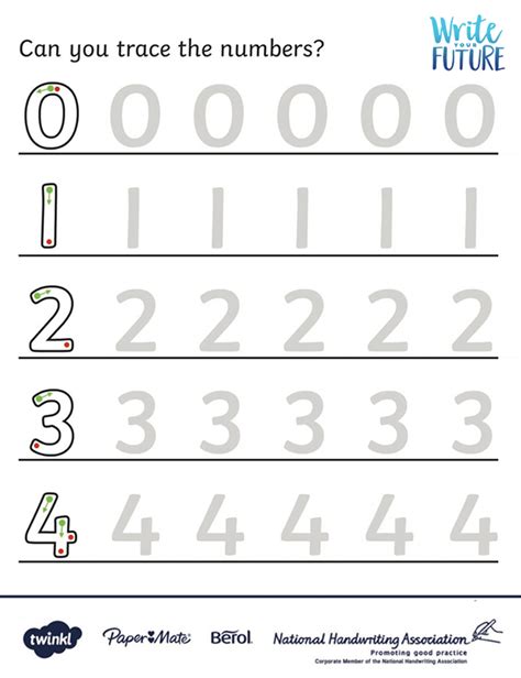 Number Formation Worksheets